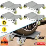 4PC 680kg per Each Car Tire Skate Tyre/Wheel Dolly Ball Bearing Machinery Mover