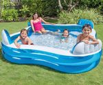 Intex® Inflatable Family Lounge Swim Centre Paddling Pool with Seats 56475