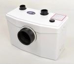 Macerator Pump 400W Sewage Pump 6.5m for Toilet Sink Bathtub 75L/min 3 Inlets