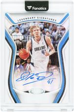 Autographed Dirk Nowitzki Mavericks Basketball Card Item#14555420 COA