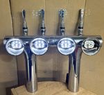 4 Way Beer Pump/ Beer Font / Pub / Bar/ Mancave/Orchards/Beavertown/London