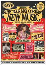 Raye World Tour 2026 A3 A4 Print Poster Unframed Album Music