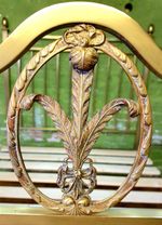 Quality All Brass Victorian Prince Of Wales Feathers Standard Double Bed 1890