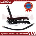 Hydraulic Thumb Clip For 0.8-1.8T Mini Excavator Attachment with Hydraulic Hoses