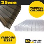 High Impact SkyGlaze® 25mm Polycarbonate Roofing Sheets Roofing Panels UV Filter