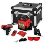 360° Rotating 500m Rang Red Rotary Laser Level Kit Automatic Self-Levelling