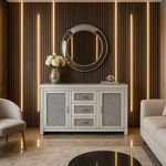 6 Pcs Acoustic Wall Panels LED Strips | Lights | 2x60cm2x90cm2x150cm Plug & Go