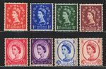 1959 Great Britain - Elizabeth 2 Phosphorus Bands SG # 599/09 - MNH**