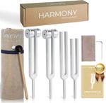 Tuning Forks for Healing Set (128Hz, 136.1Hz, 256Hz, 384Hz) - Weighted & Unweigh
