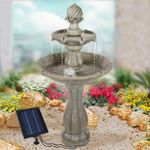 SOLAR GARDEN FOUNTAIN SOLAR FOUNTAIN SPRING FOUNTAIN WATER FEATURE ORNAMENTAL FOUNTAIN POND