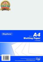 Stephens Blotting Paper Sheets A4 4 Sheets Blotting Paper for Ink Pens & Abso...