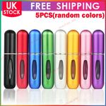5 Pcs Perfume Atomizer 5ML Refillable Empty Spray Bottle Mini Pocket Perfumes