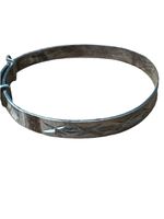 Vintage Sterling Silver Child's Christening Expanding Bangle Bracelet
