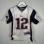 Reebok New England Patriots NFL Jersey Youth Medium Tom Brady #12 VTG Shirt