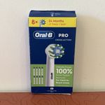 Oral-B Pro CrossAction Rotating Replacement Brush Heads 8 Pack Plaque Removal
