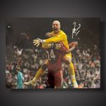 Pepe Reina-Liverpool Superb Picture & Signature £59.99 With COA 16X12