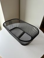 Revol Basket Home Decor Black Metal Fruit 28x18x9cm
