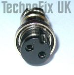 2 pin round metal power connector locking plug (GX16-2) for Yaesu FT-480R etc