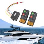 Wireless Winch Remote Control Kit 12V 24V 2 Remotes 434MHz Car ATV Truck