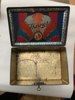 Thornes Large Vintage Toffee Tin With Fruit Design