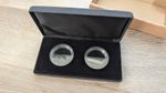 Royal Mint "Two Coin Empty Box" With 39mm Screw Capsules for 1 oz Silver Coins