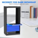 ›19221 ABS Game Disc Storage Tower Double Layer Shelf Stand Organizer For 
