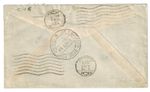 IRAQ UK INDIA 1944 WWII RARE  "POSTAGE PAID IRAQ" I