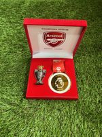 Arsenal Champions 2025/26 Presentation Gift Set Trophy & Medal Display Box 🇬🇧