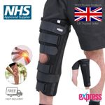 Knee Immobiliser Leg Brace - 3 Panel Knee Immobiliser, Universal Leg Immobiliser