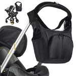 Doona Multifunctional Portable Diaper Bag Compatible with Stroller Black