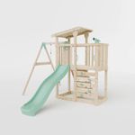 Extended Climbing Frame With Single Swing - Hawthorne Haven I Waltons