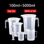 Measuring Jug Plastic Kitchen Bar Polypropylene Measuring Jug 0.5L 1L 2L 3L 5L