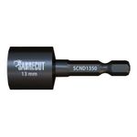 1 x 13mm - SabreCut Nut Driver Hex Head Impact Nut Runner / Socket Driver