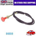 Universal Pull to stop Engine Fuel cut off cable Red 1545mm 1.5m 60" 60 inch UK