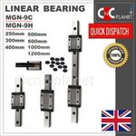MGN9 SERIES 9mm LINEAR BEARING GUIDE SLIDE RAIL CARRIAGE BLOCK MGN 9C MGN 9H CNC