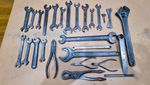 Vintage Mixed Spanners & Pliers with branded names uk,German,Swedish, usa