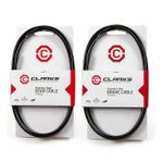 Clarks Gear Brake Cable Stainless Steel MTB ROAD Bike Inner and Outer + caps