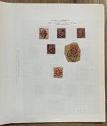 GREAT BRITAIN POSTAL HISTORY COLLECTION: 11 ALBUM PAGES LONDON EC POSTMARKS 1864