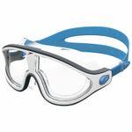 SPEEDO RIFT CLEAR LENSES BIOFUSE SWIMMING GOGGLES MASK ANTIFOG ULTRA BLUE