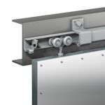 Heavy Duty Sliding Barn Door Hardware Track Kit Industrial Agricultural 440kg