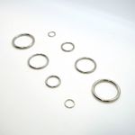 Metal O Rings Collars Buckles Straps for Webbing Strap Tape Craft 12 20 30 35 40