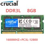 Crucial 8GB DDR3L 1600MHz PC3L-12800 204-Pin Sodimm memory LAPTOP RAM  LOT DDR3L