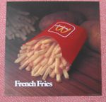 McDonalds Translite - French Fries 1983 - VERY RARE