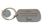 James Sometimes Band Lyrics stainless steel Keyring