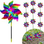 1/10X Bird Repellent Reflective Windmill Anti Bird Wind Spinner  Garden Orchard