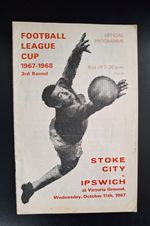 Stoke City V Ipswich 11 Oct 1967 League Cup
