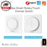 New Zigbee Smart Rotary/Touch Light Dimmer Switch Smart Life/Tuya APP Remote Con