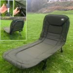NGT 6 Leg Delta Recliner Bedchair Carp Coarse Fishing Green Lightweight