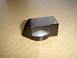 NOS Vintage Bulgin K435 black Bakelite knobs - 1/4" shaft  grubscrew type