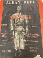 Alban Berg “WOZZECK” Universal Edition UE 7382￼ Piano Score